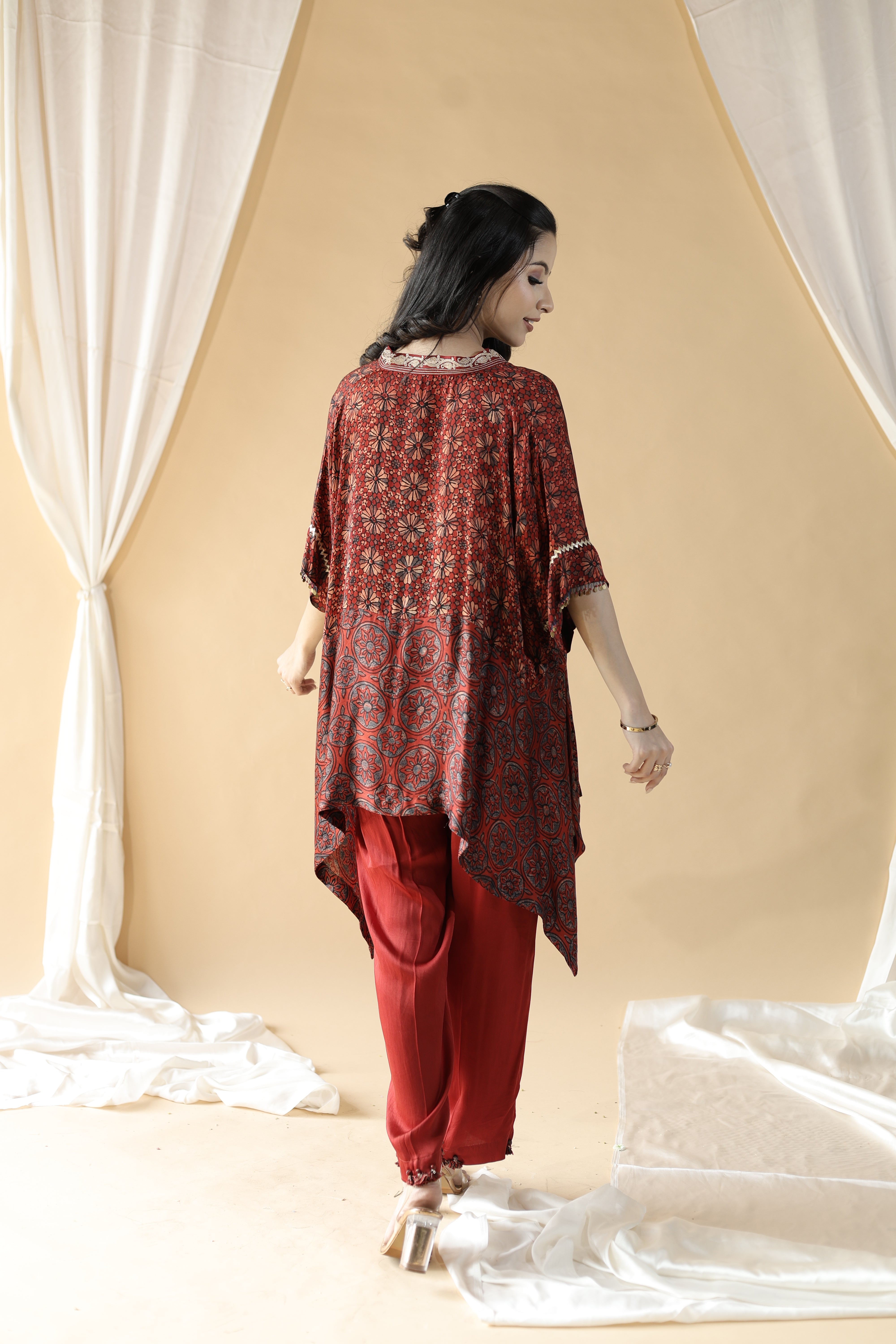 Agnika Nakshatra Ajrak Kurta Set3