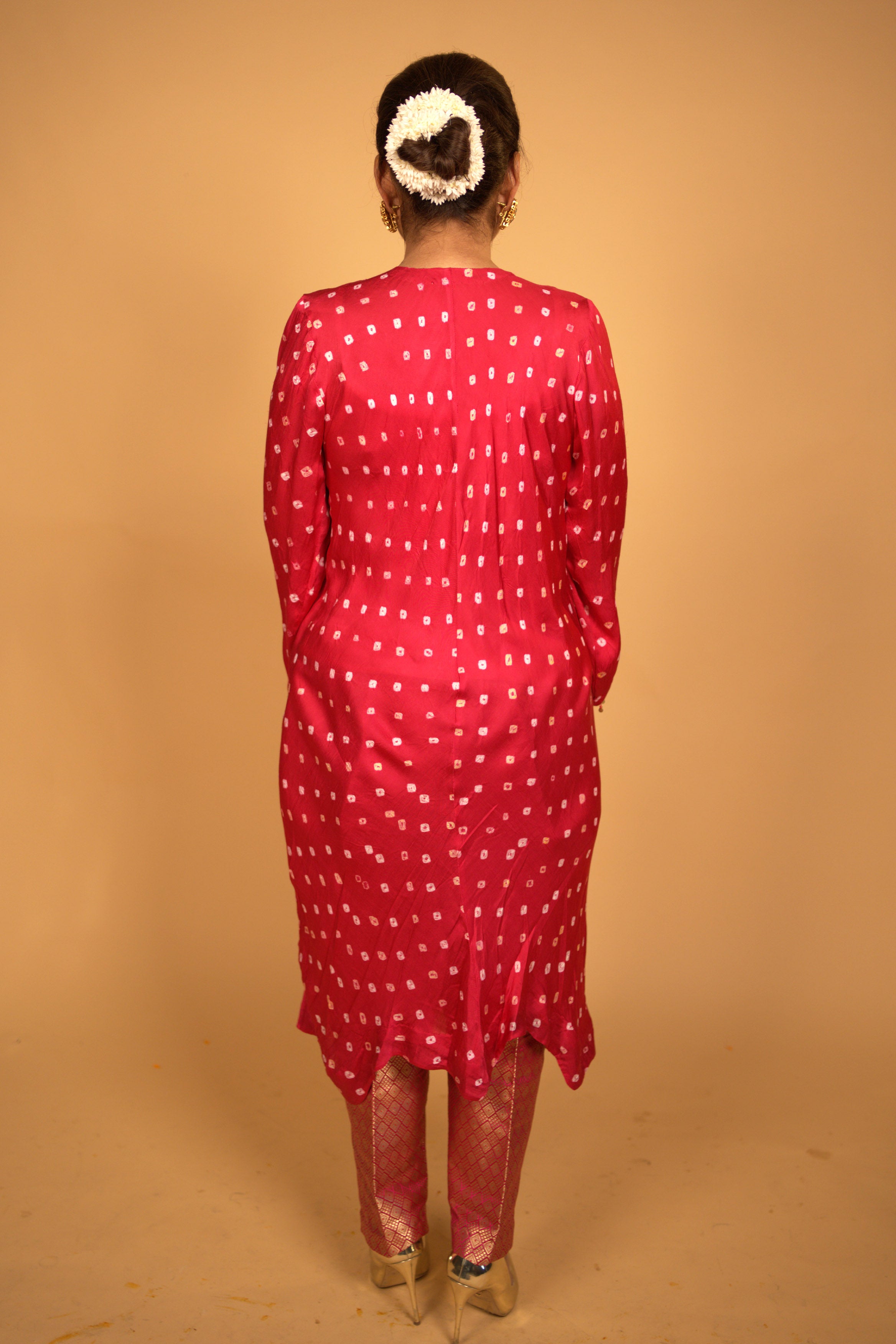 Usha Kurta Set in Pink