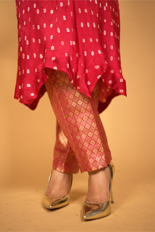 Usha Kurta Set in Pink
