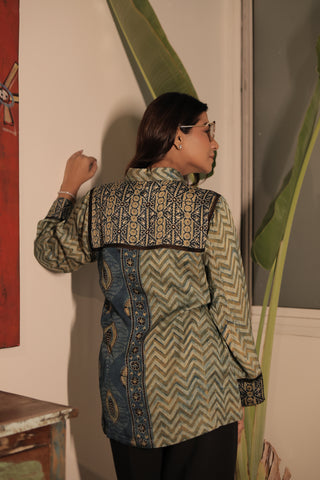 Chitra Dohravaari Ajrak Shirt2
