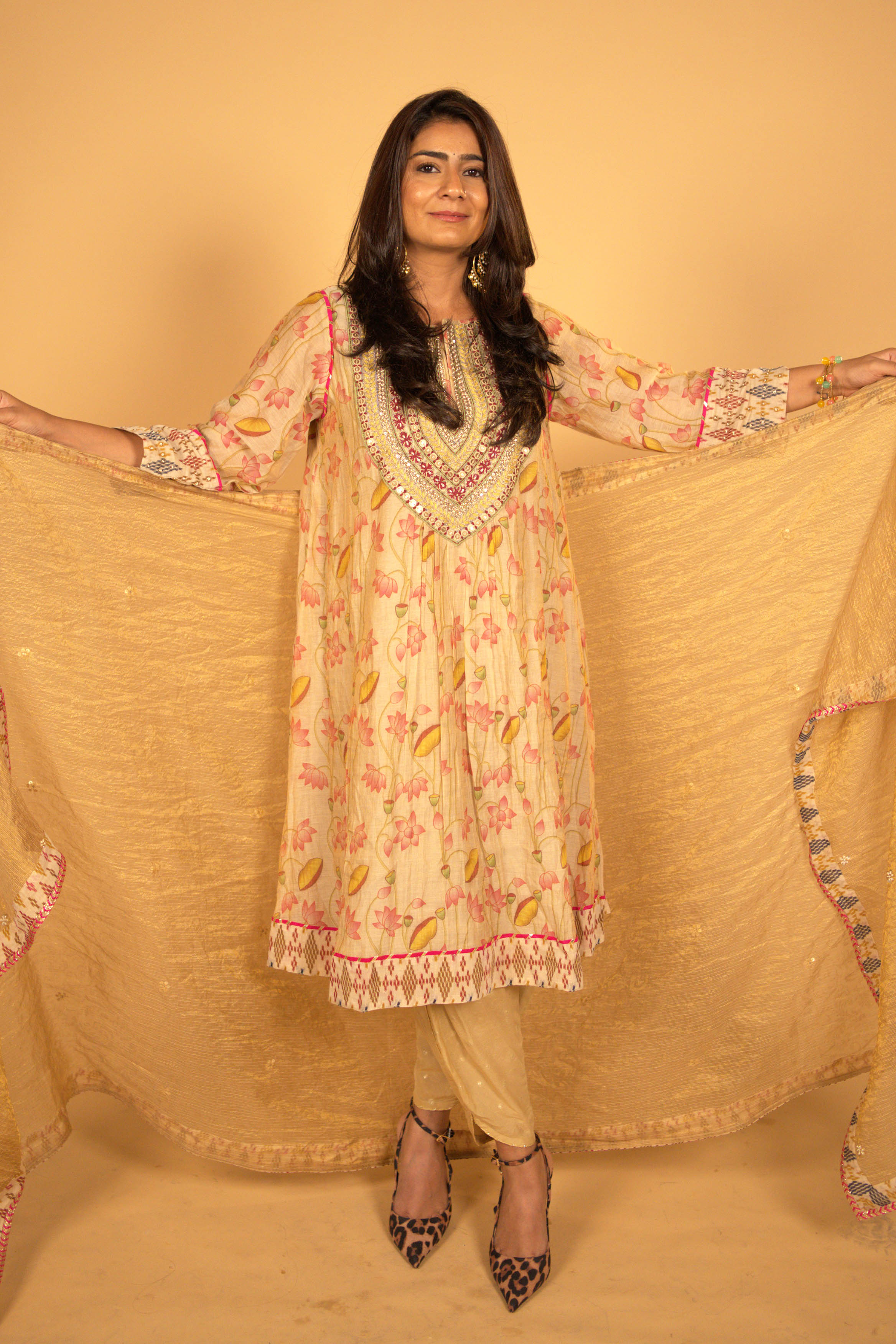Vamika Kurta Set in Yellow