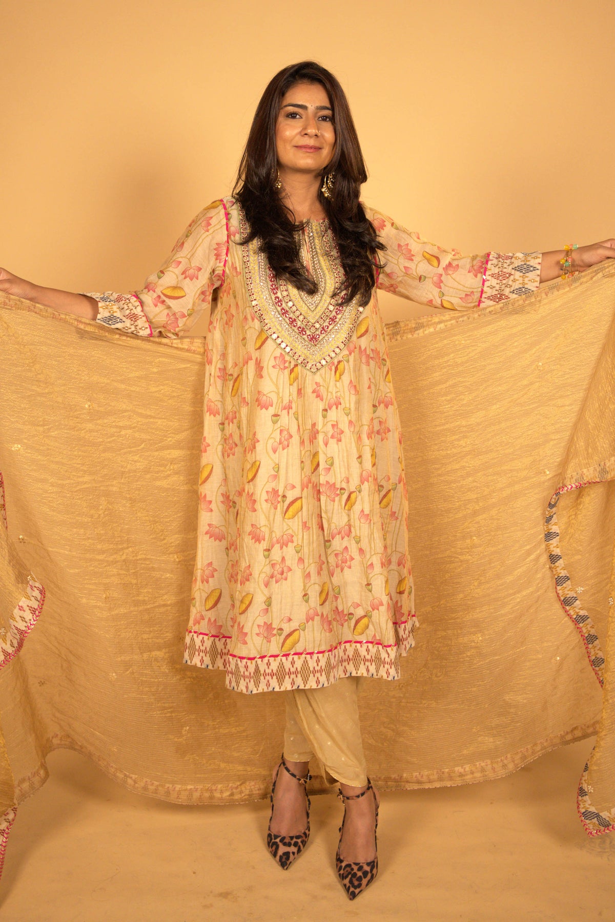 Vamika Kurta Set in Yellow