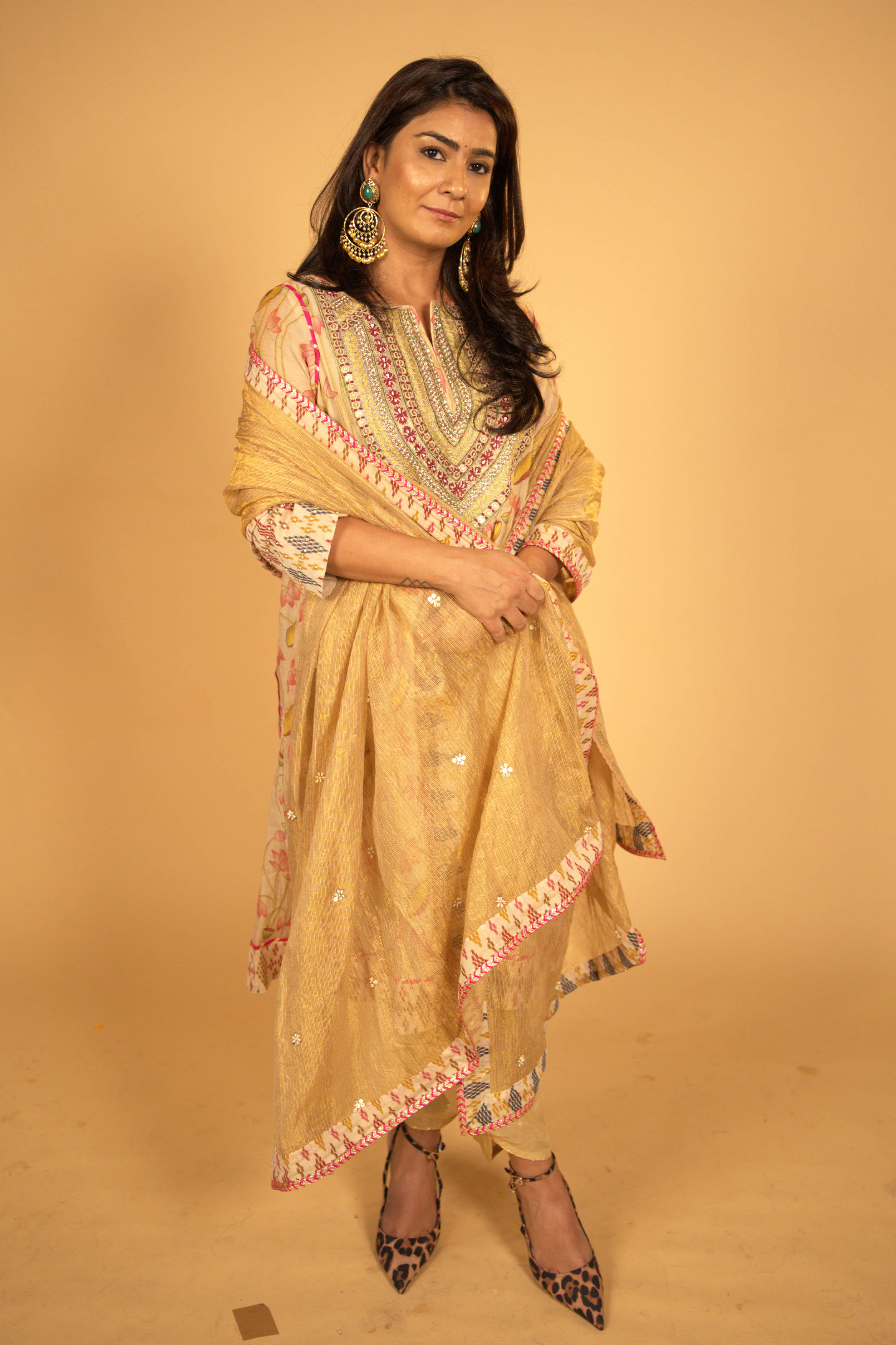 Vamika Kurta Set in Yellow
