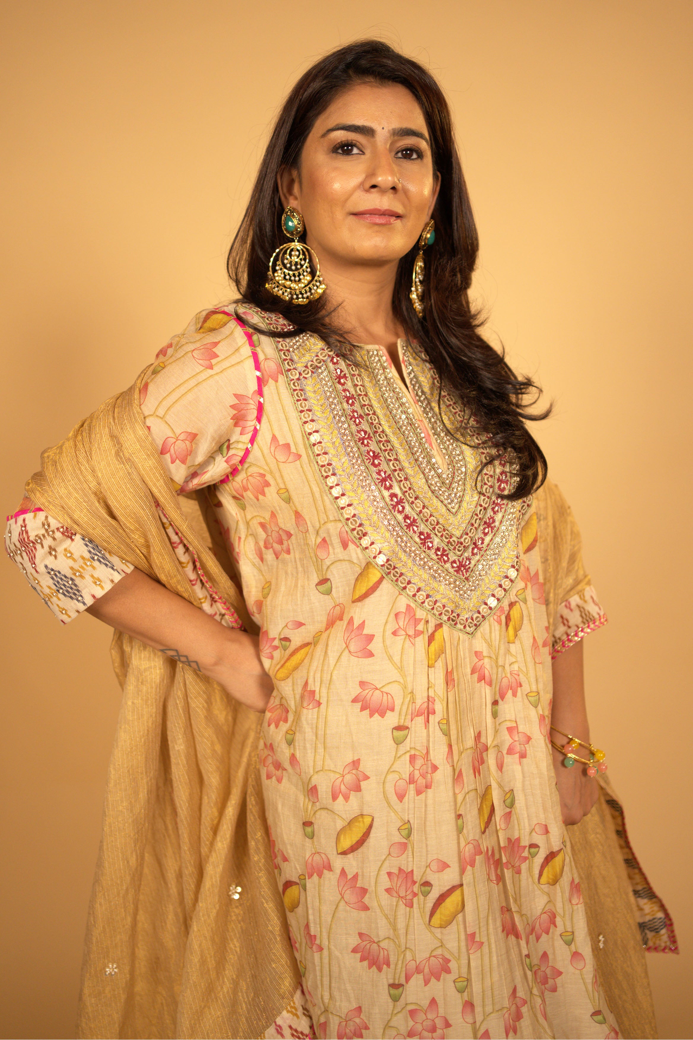 Vamika Kurta Set in Yellow
