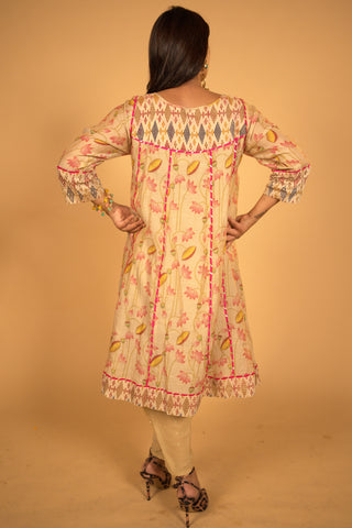 Vamika Kurta Set in Yellow