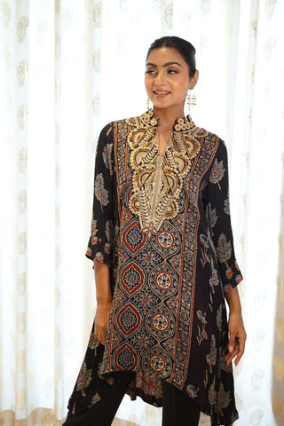 Dhruv Co Ord Set Black4