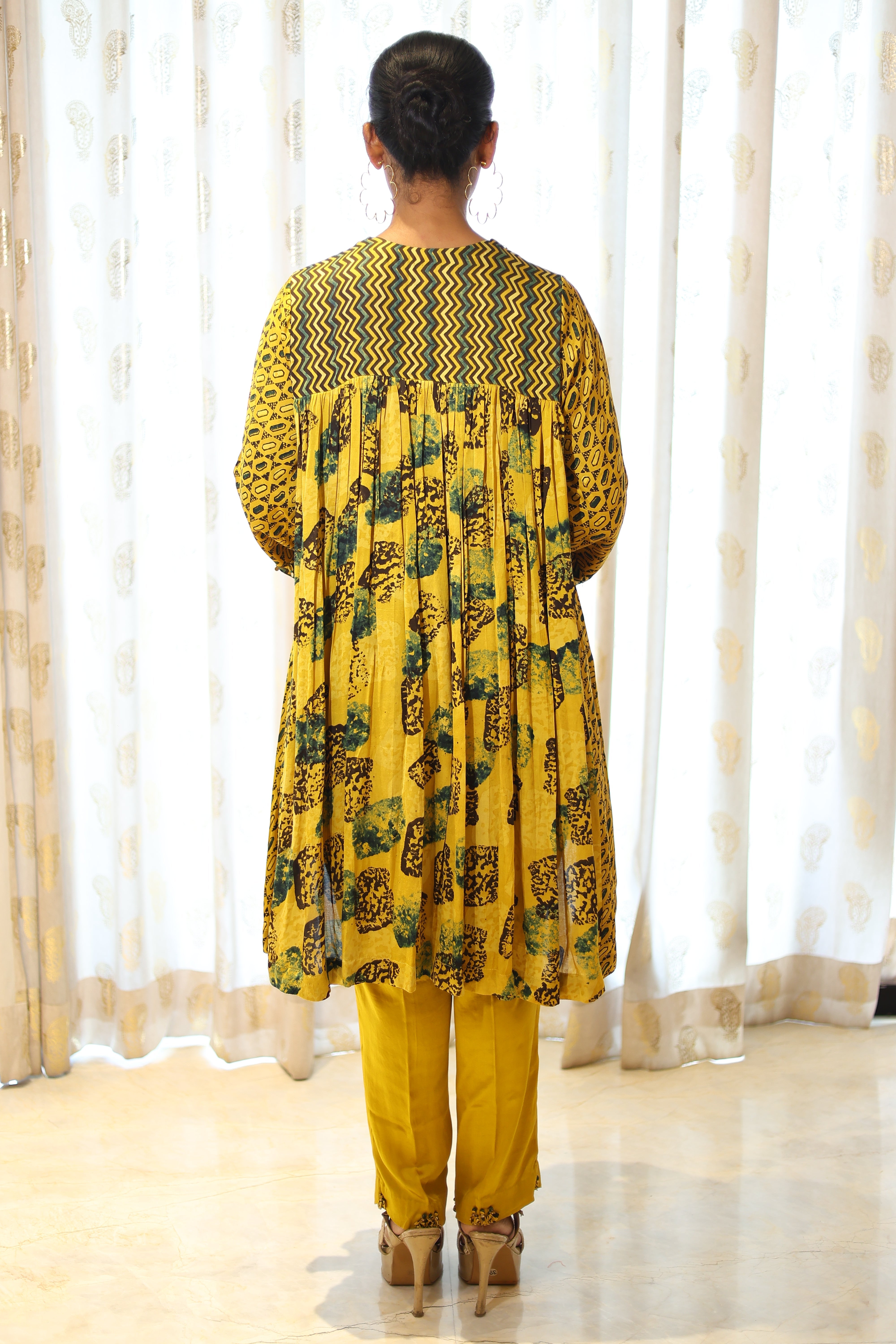 Dhruv Co Ord Set Yellow2