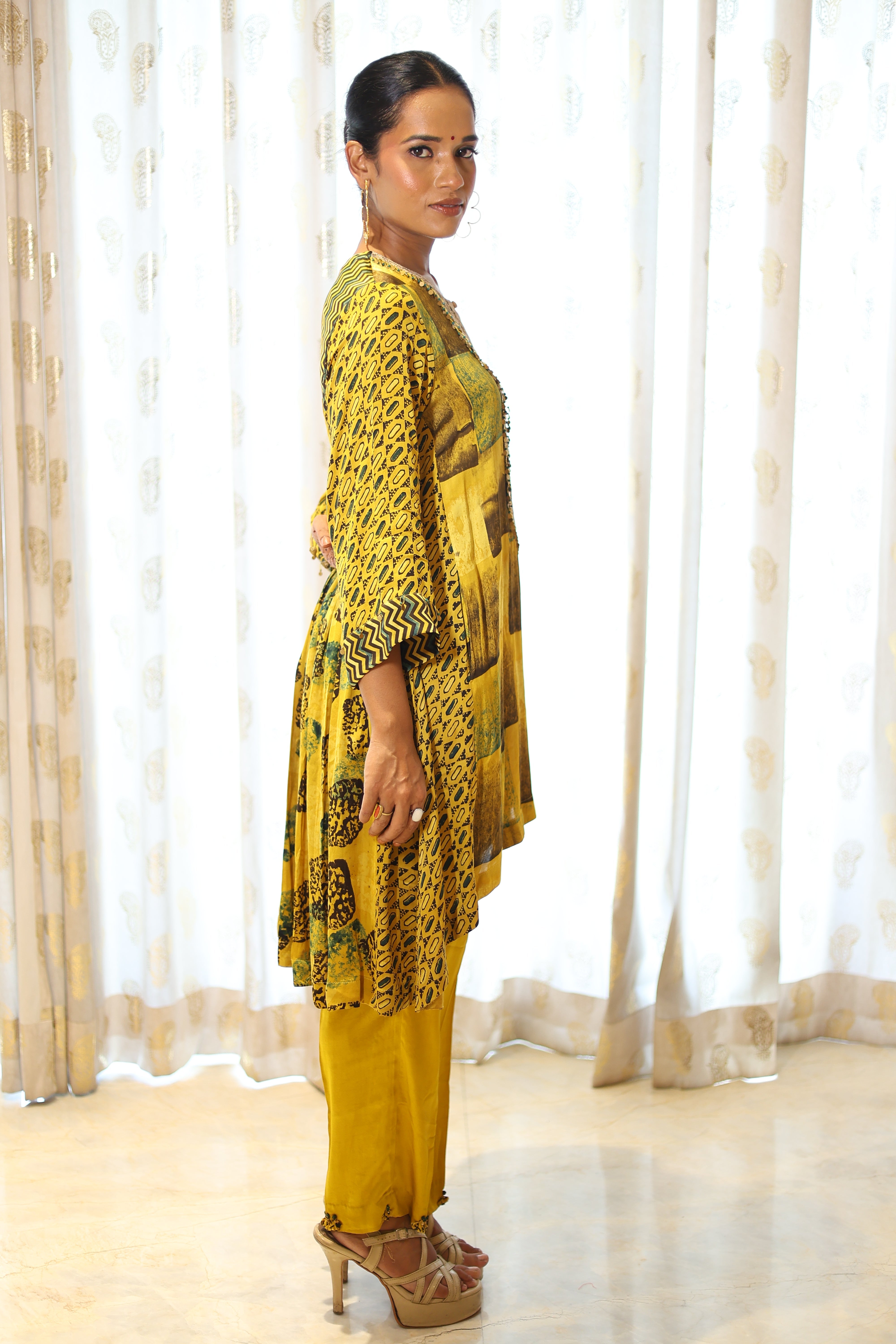 Dhruv Co Ord Set Yellow3
