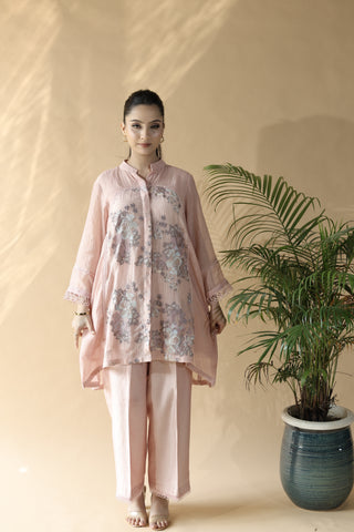 Gulmohar Gulabi Zehra Kurta Set4