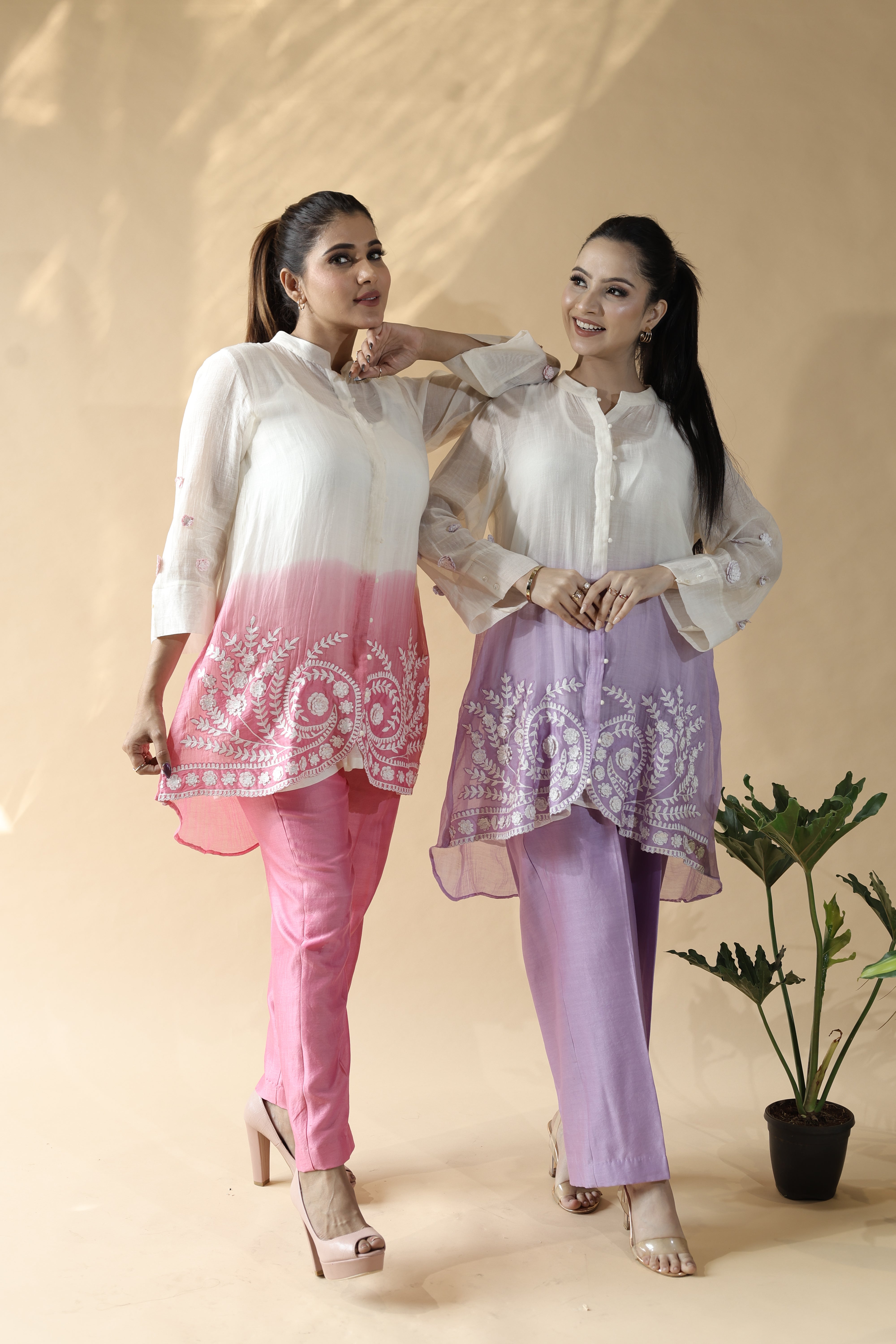 Gulmohar Ombre Kurta Set3