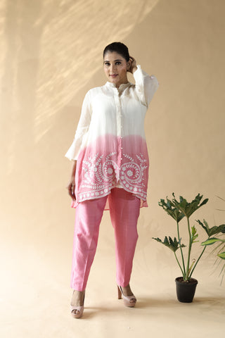 Gulmohar Ombre Kurta Set4