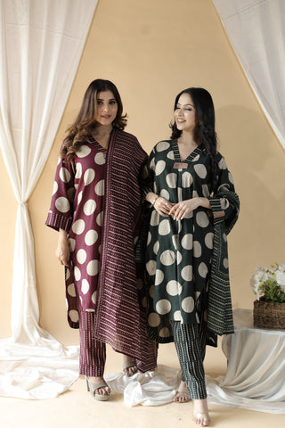 Gulmohar Raas Cape Set4