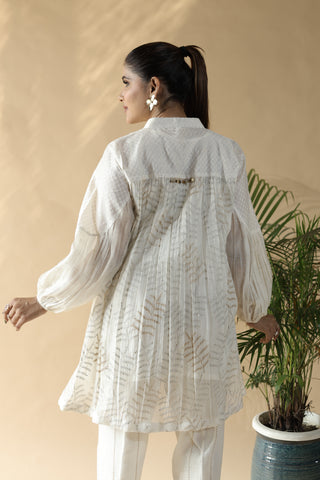 Gulmohar Sunehri Whisper Kurta Set2