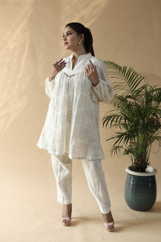 Gulmohar Sunehri Whisper Kurta Set3
