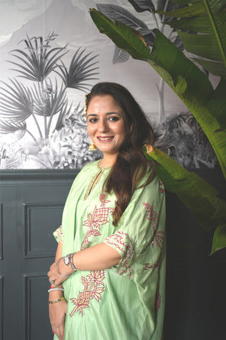 Amrita Kurta Set in Green