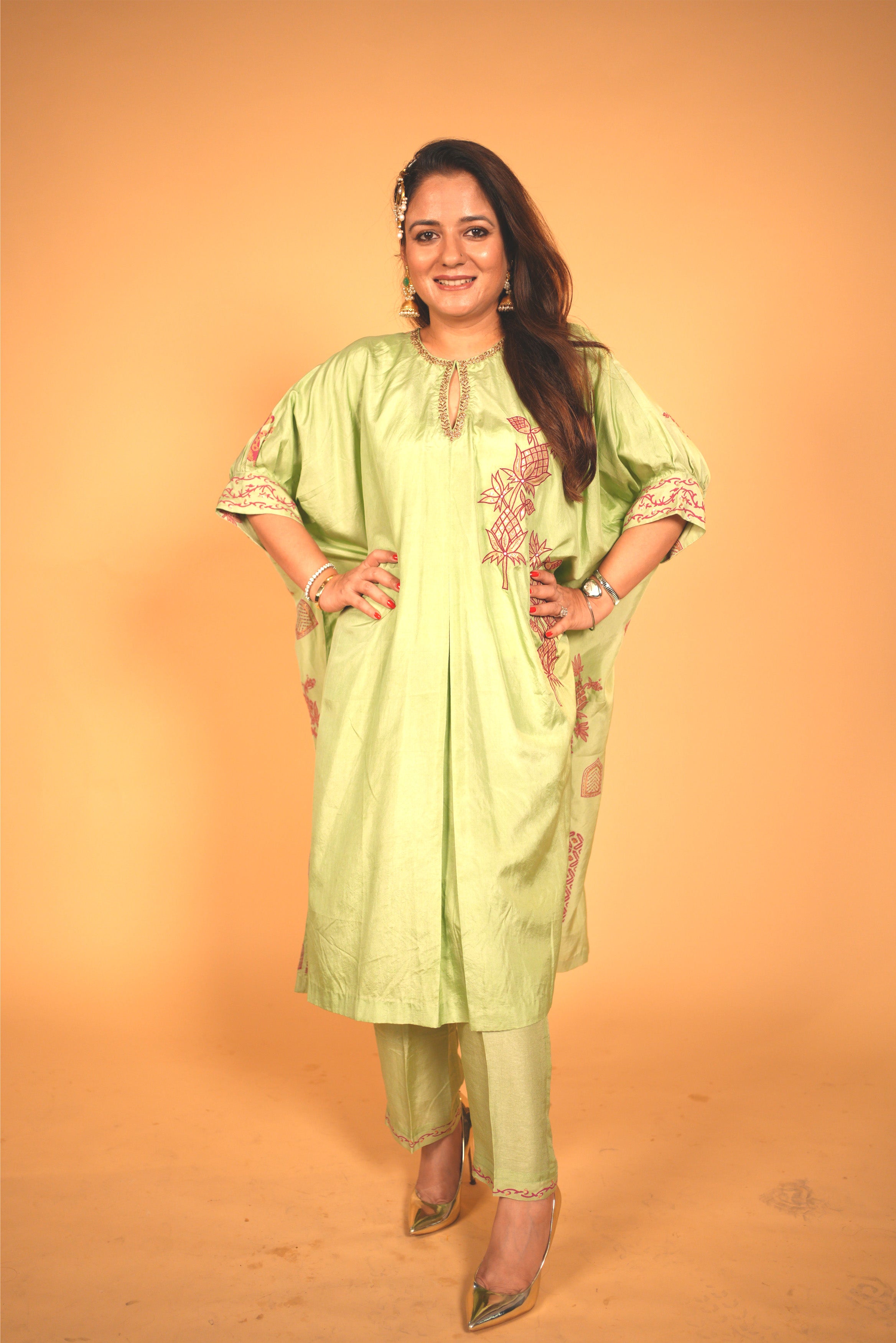 Amrita Kurta Set in Green
