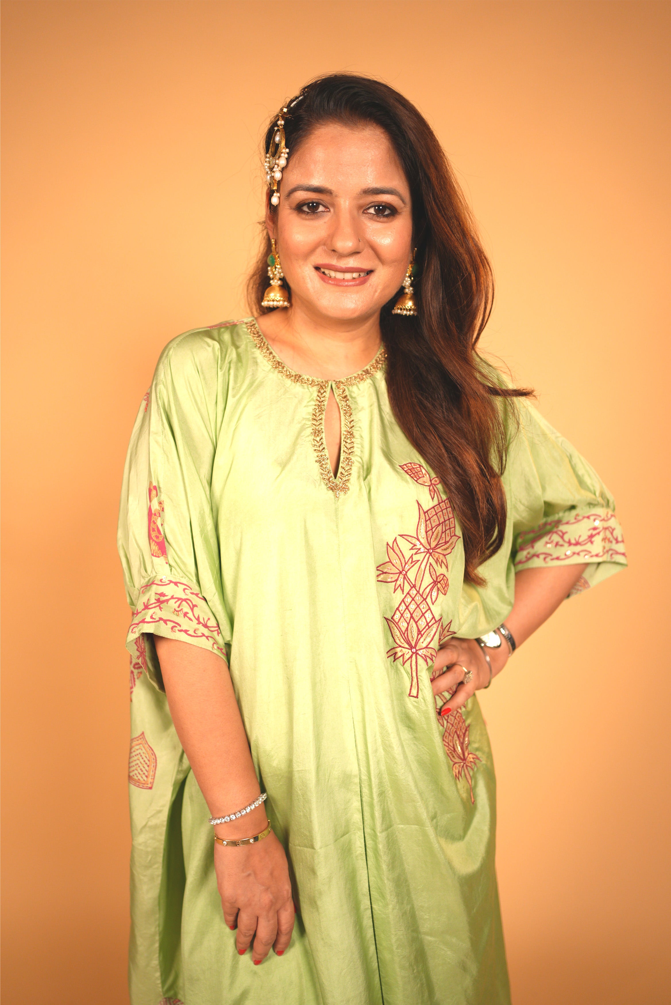 Amrita Kurta Set in Green
