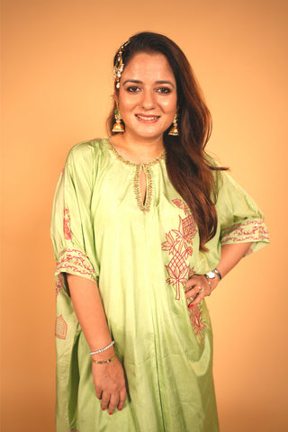 Amrita Kurta Set in Green