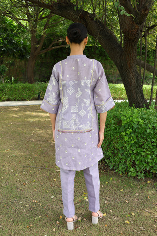 Mahika - Lilac linen co-ord set4