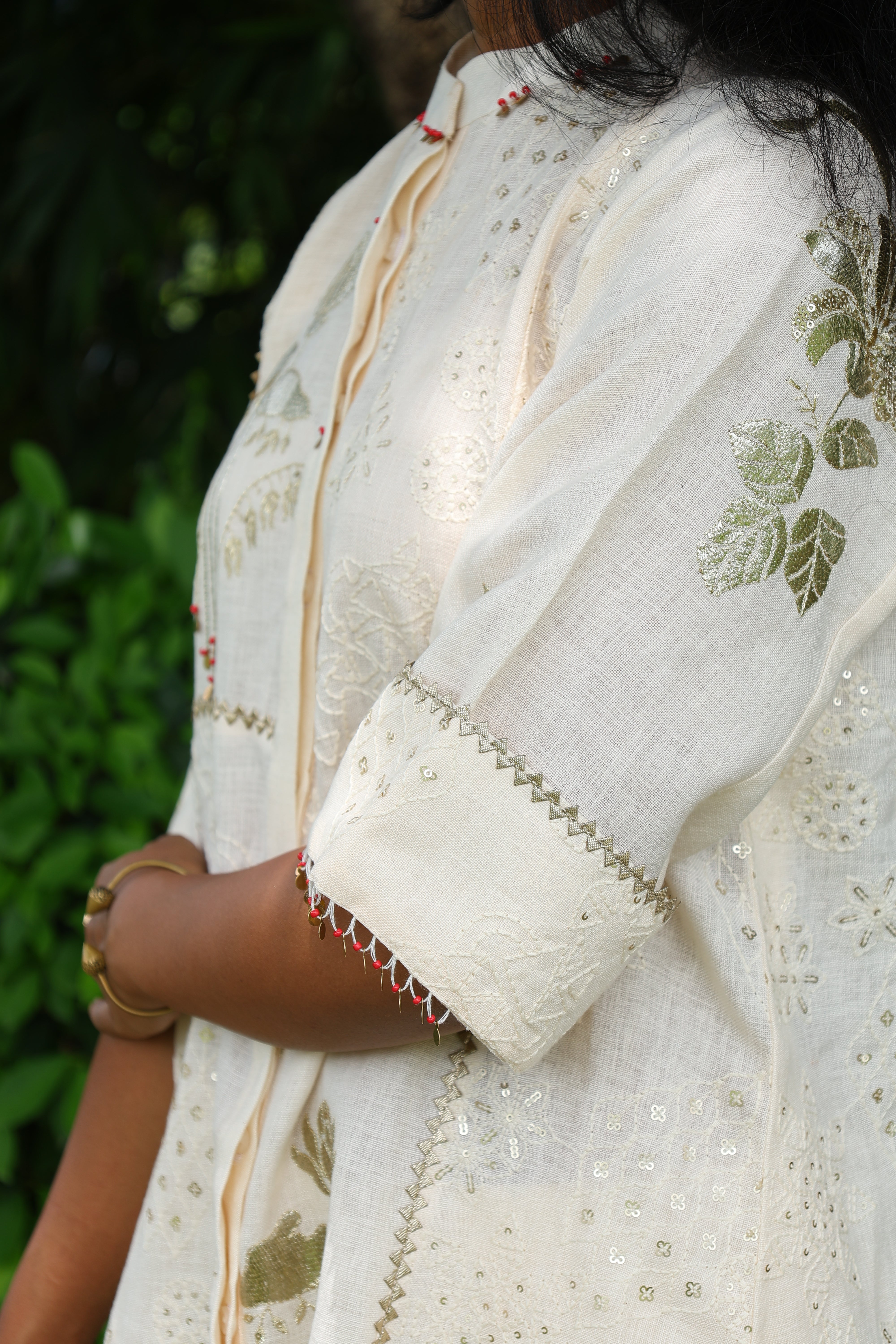 Mahika - White linen co-ord set3