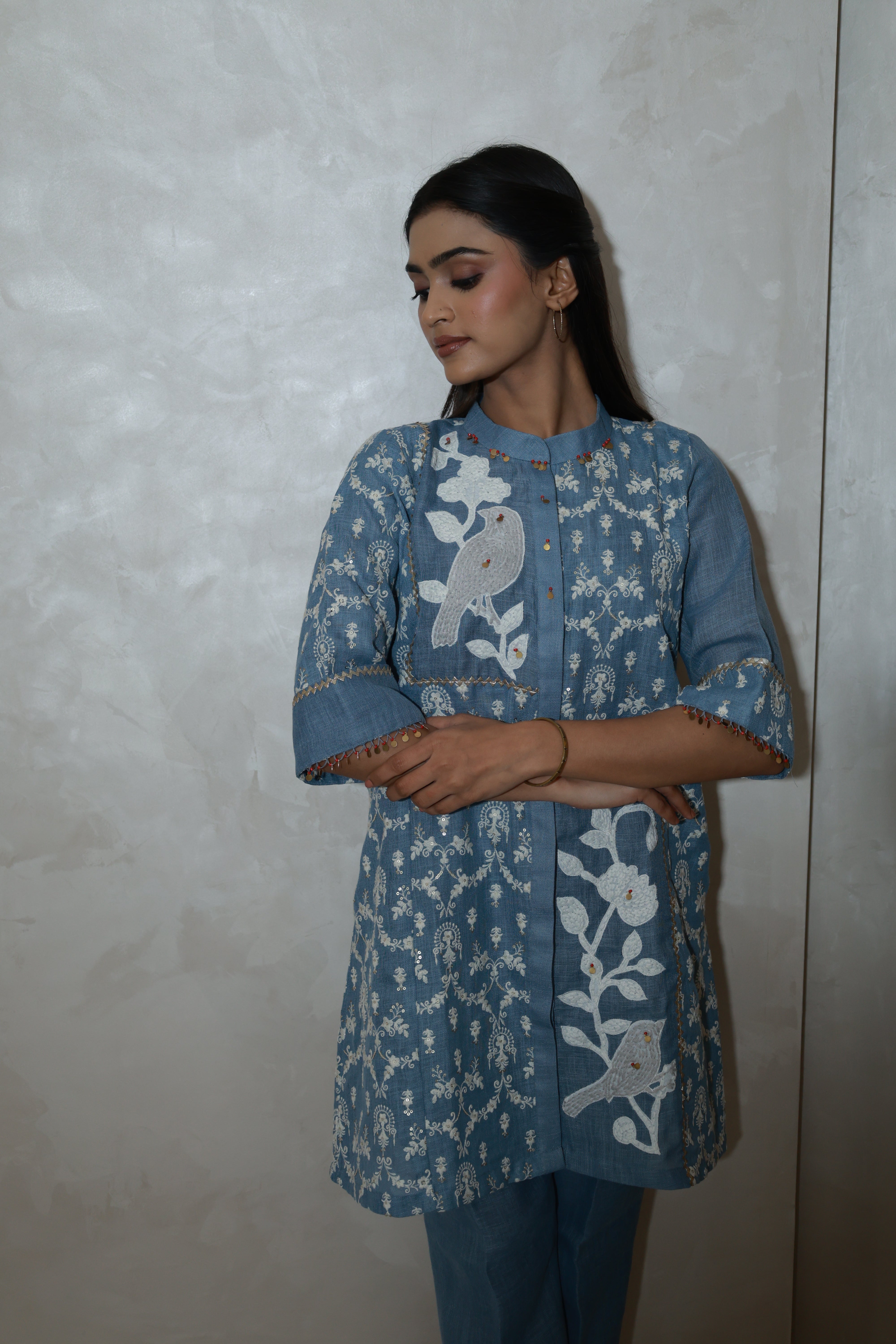 Mahika Co Ord Set in Blue3
