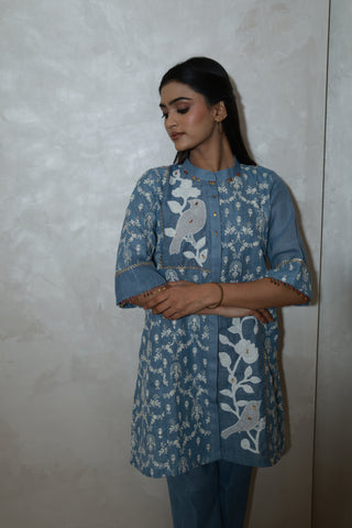 Mahika Co Ord Set in Blue3