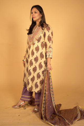 Vamika Kurta Set In Purple
