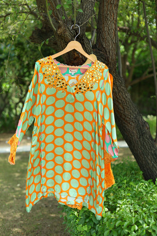 Padma Kurta Set in Orange3