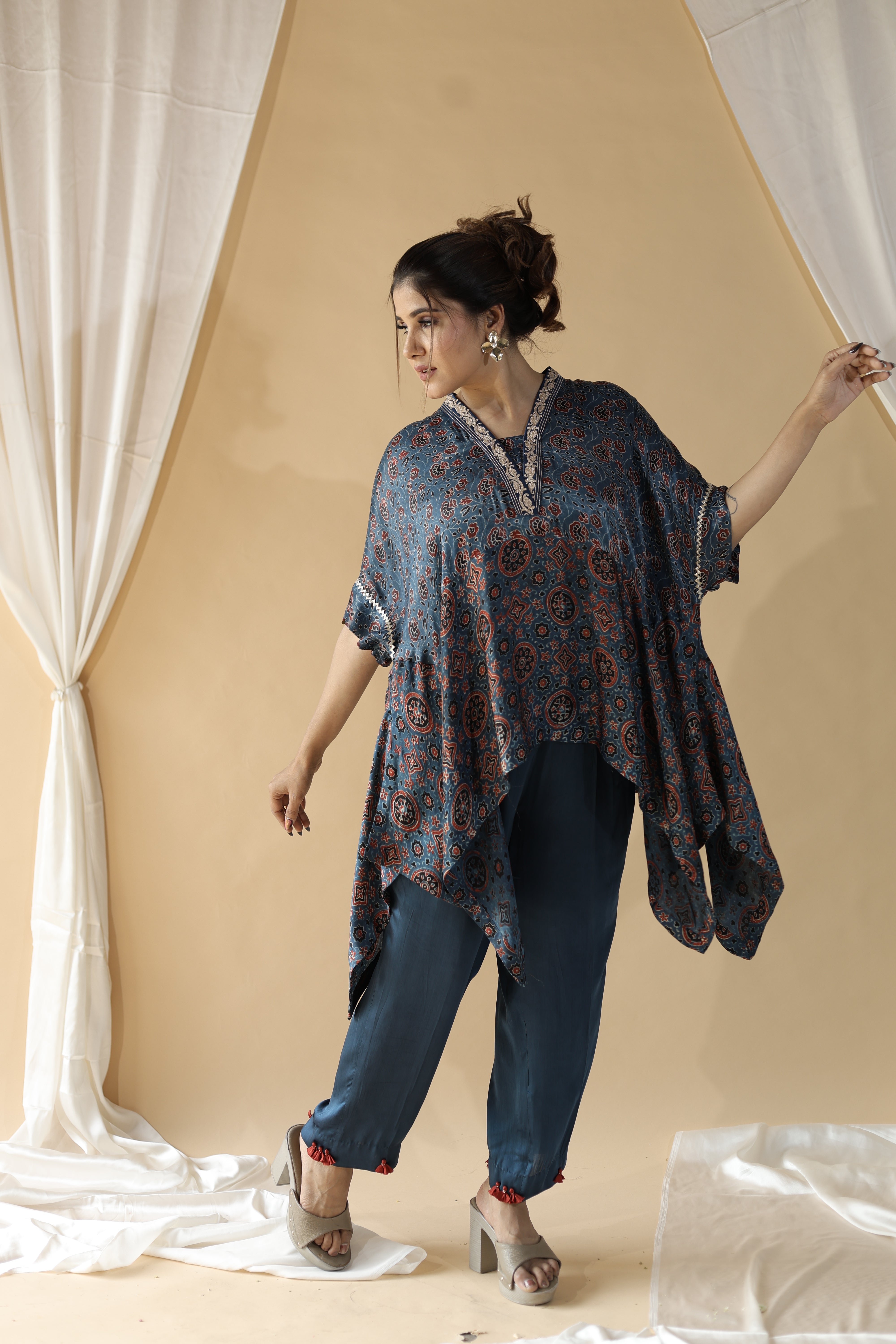 Sthira Nakshatra Ajrak Drape Set3