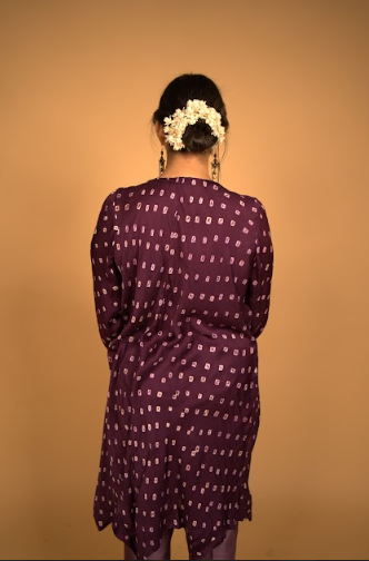Usha Kurta Set in Purple4