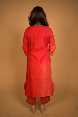 Zara Kurta Set in Red
2